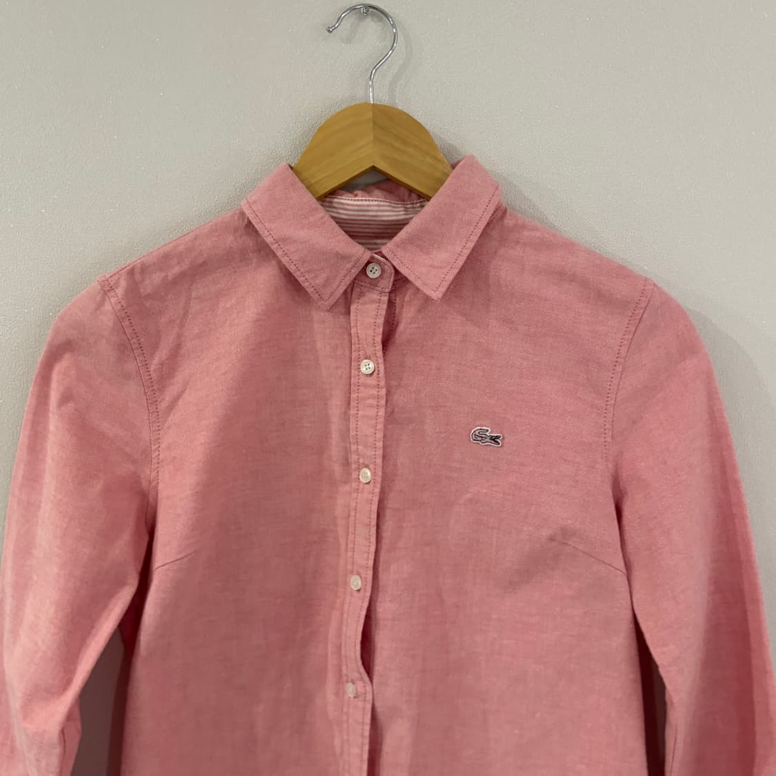 라코스테 핑크 셔츠 36 상품이미지2