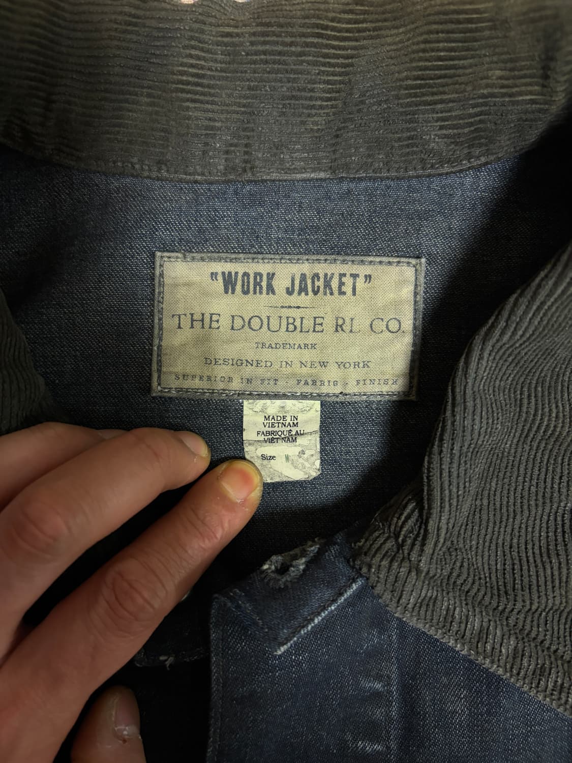 더블알엘 코듀로이 트림 워크 자켓 상품이미지4