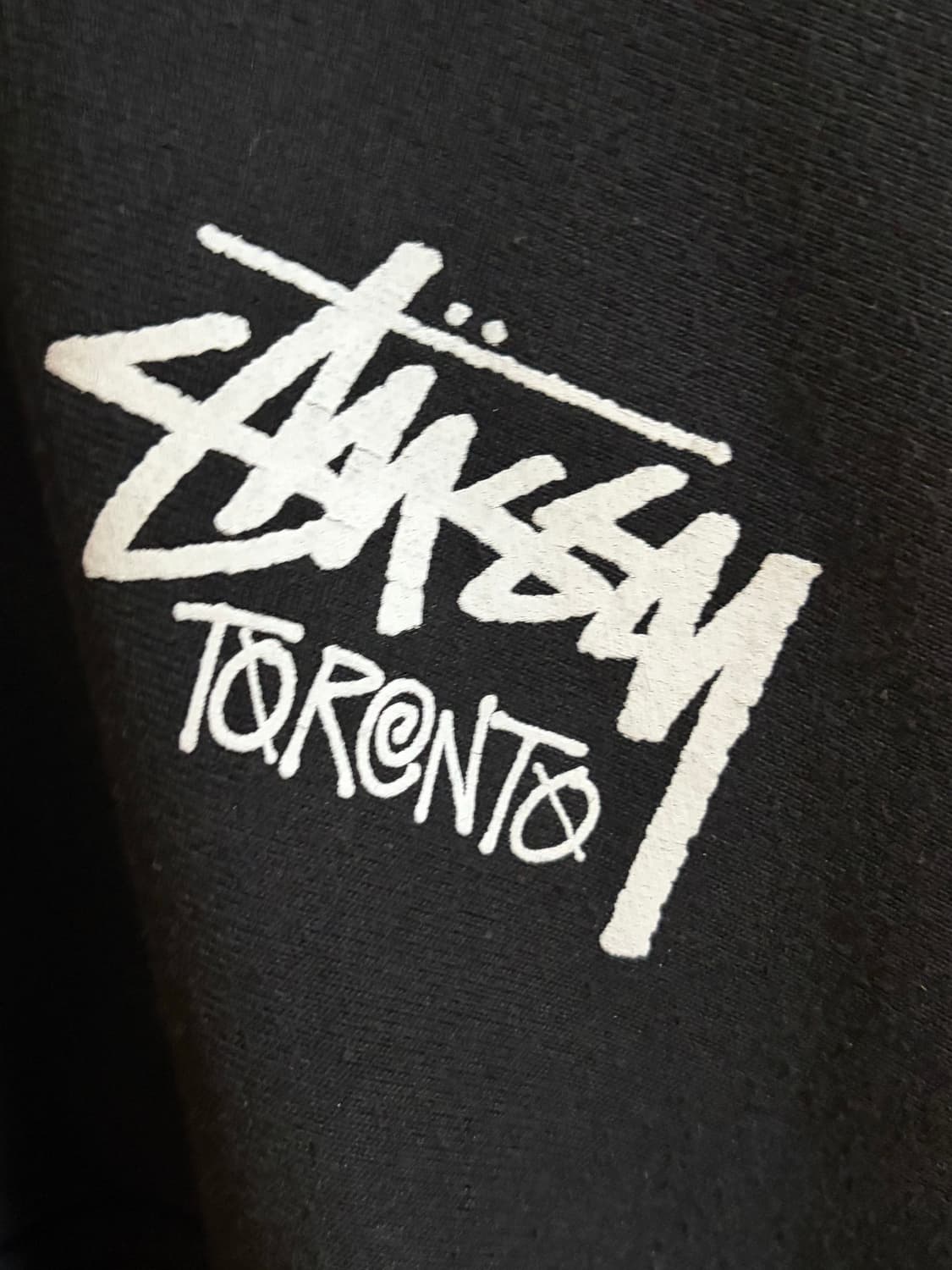 스투시 토론토 후드집업 블랙 L 상품이미지2