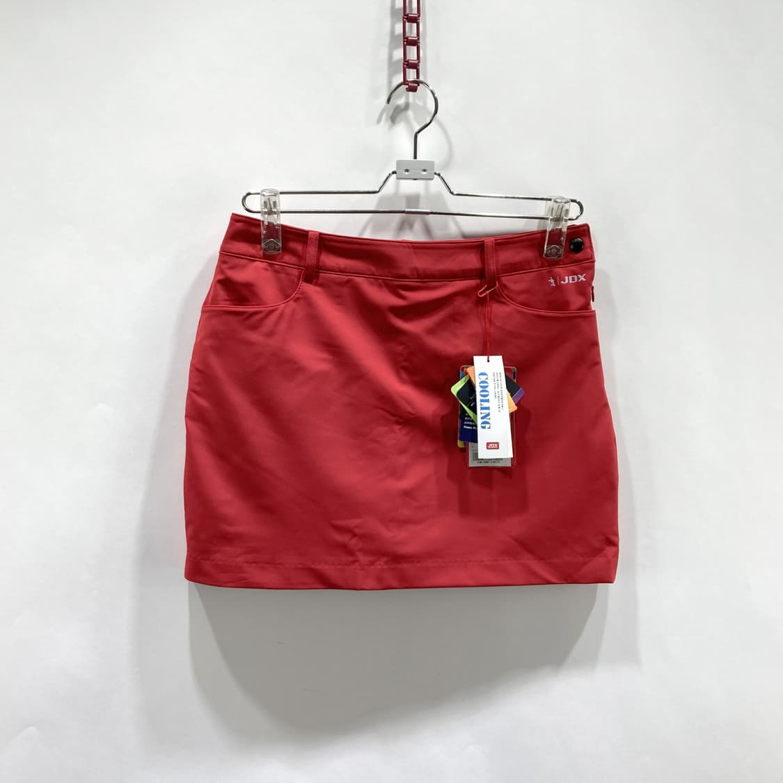 JDX 택새상품 여성골프스커트 레드 최상 28  상품이미지1