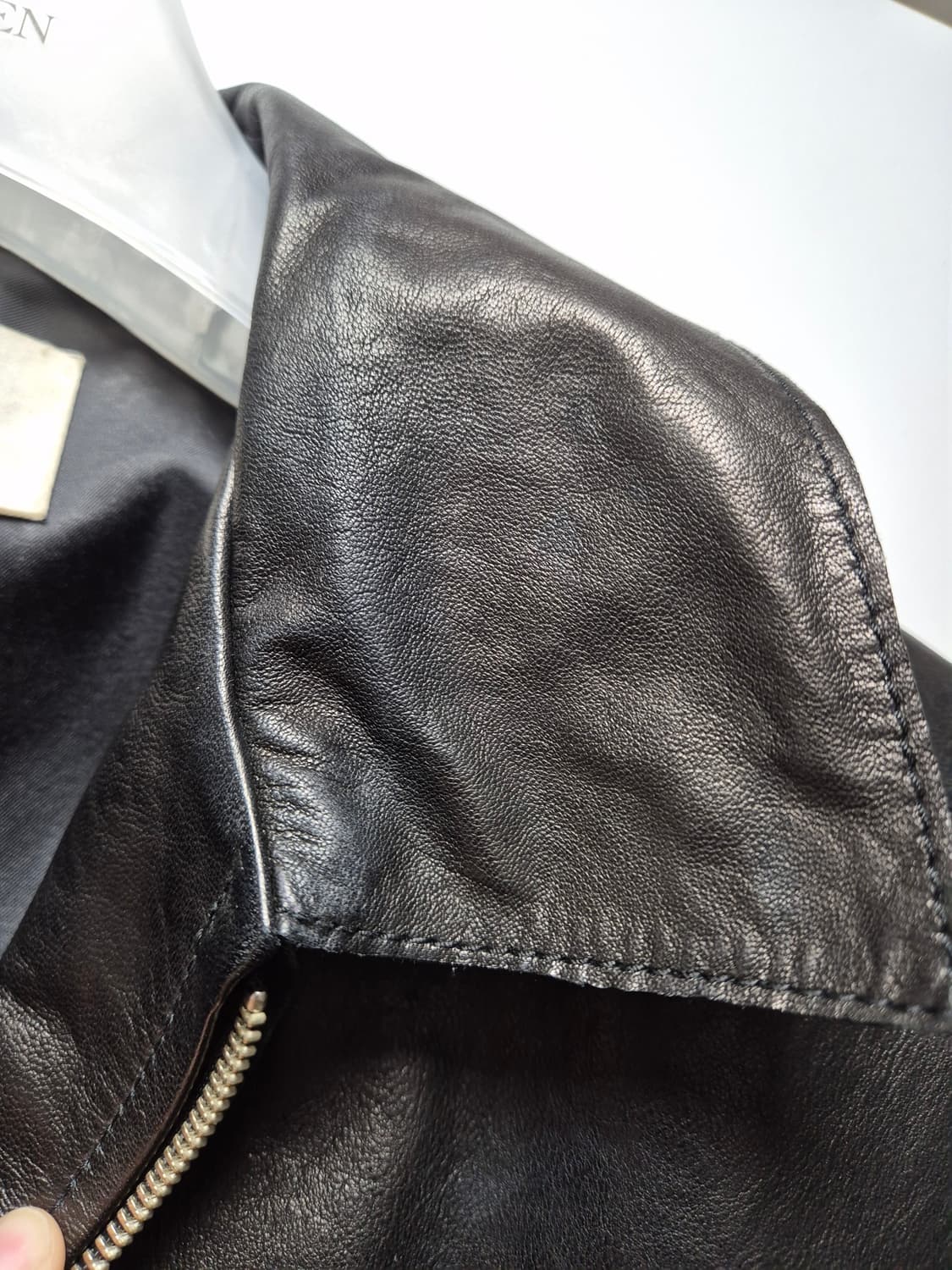 낫띵리튼 양가죽자켓 판매 20만 (정가55) 상품이미지8