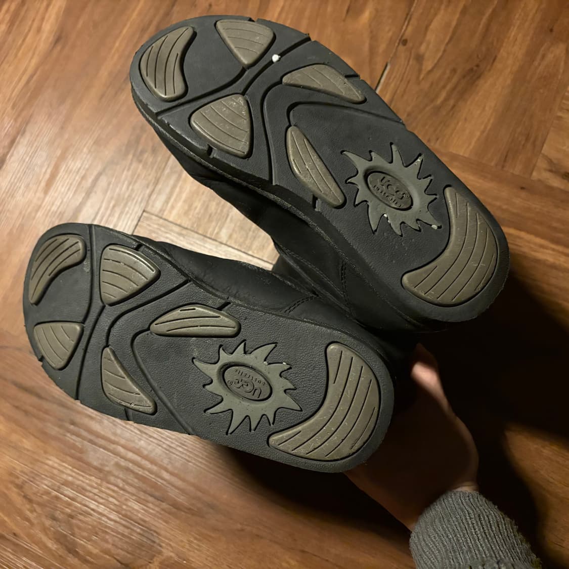 UGG Engineer Boots Black Suede 240 상품이미지6