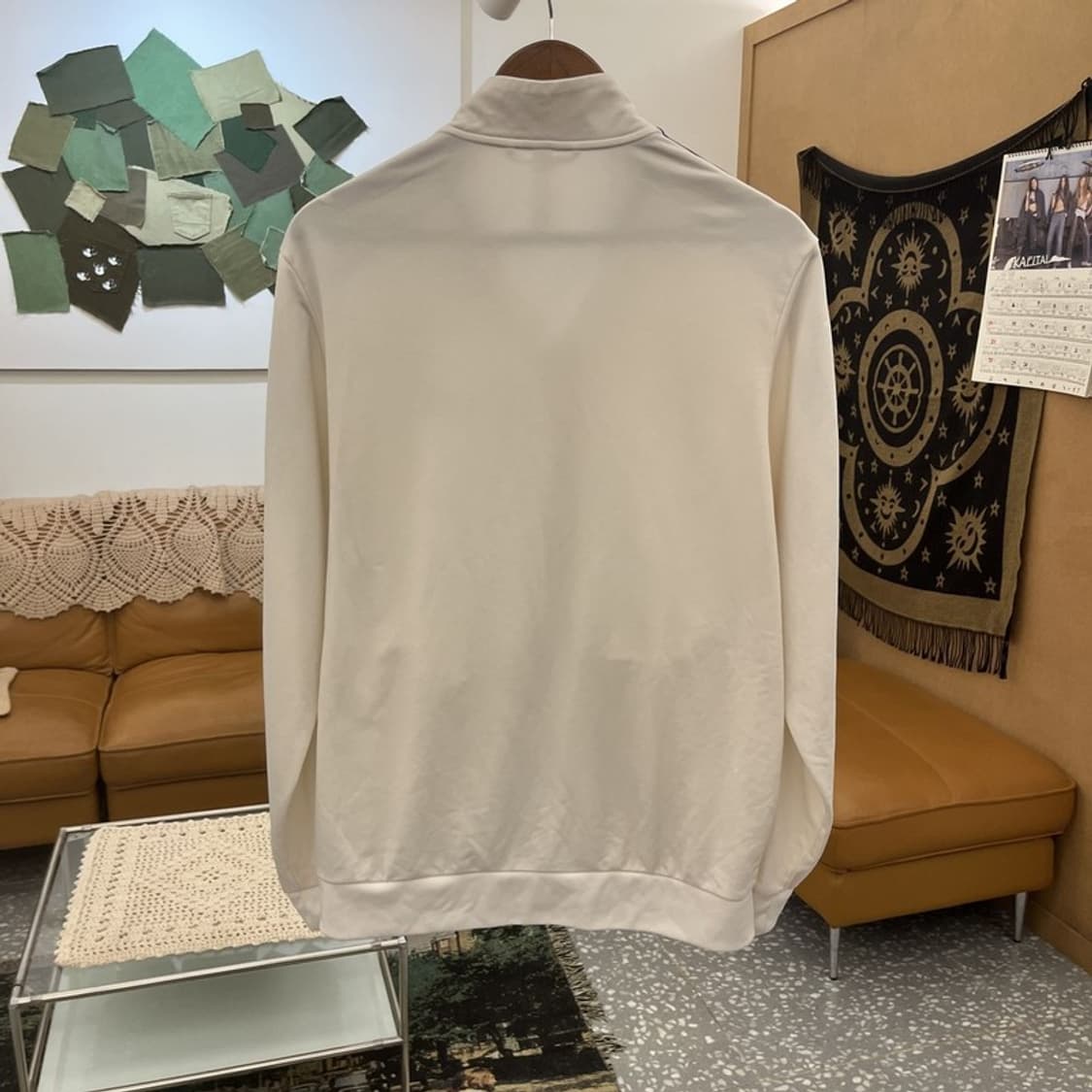 아디다스 빈티지 여리핏 검흰 오레오 져지 집업 2XL C12537 상품이미지4