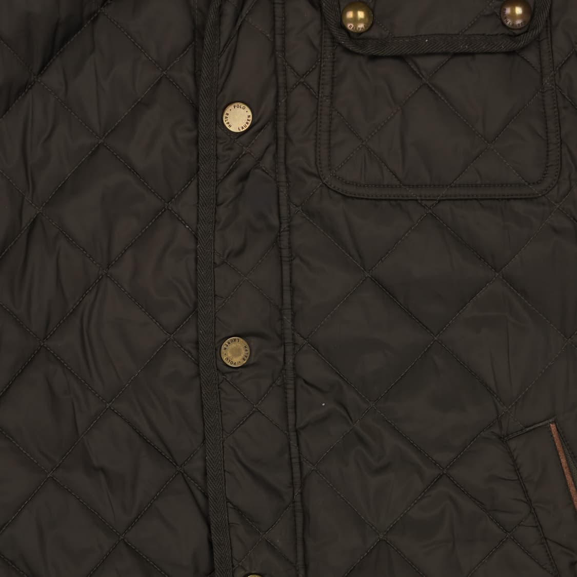 [L] 폴로 랄프로렌 캠튼 코듀로이 퀄팅 조끼 베스트 카키 3915 상품이미지5