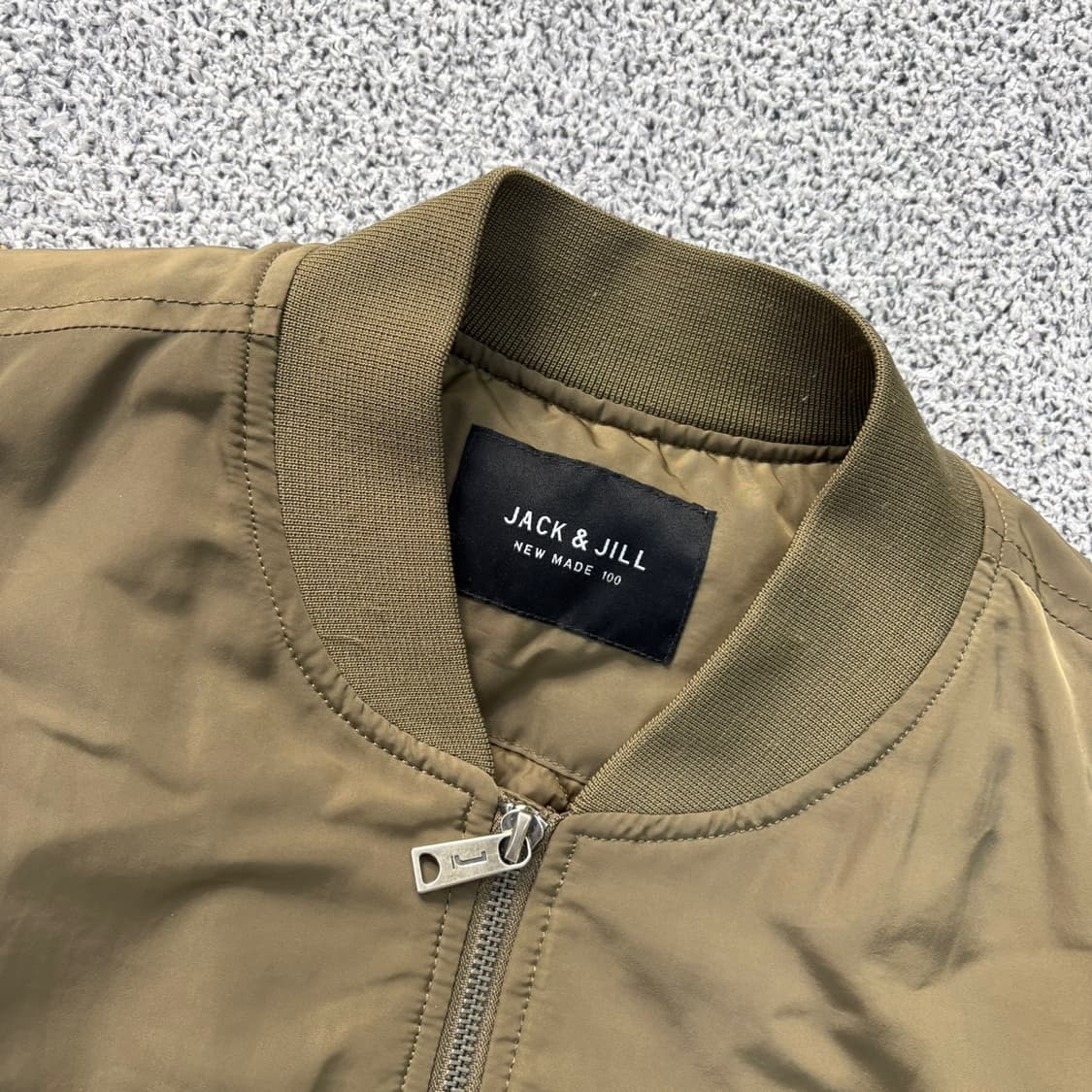 100 잭앤질 남성 항공점퍼 블루종 0407J 상품이미지2