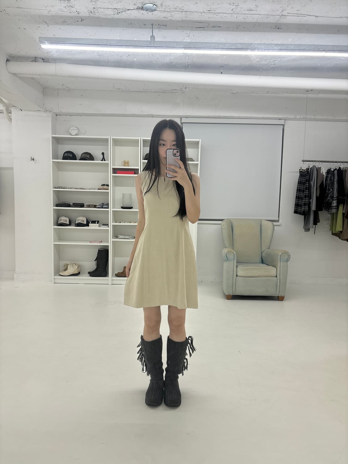 Courreges suede dress 상품이미지2