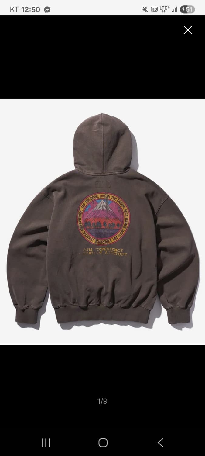 에이카화이트 후드집업 m 상품이미지1