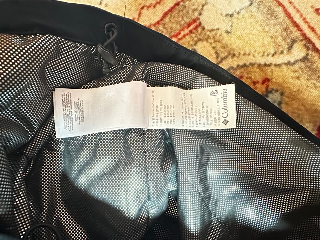 콜롬비아 옴니히트 에버렛 마운틴 바람막이 자켓 M 상품이미지5