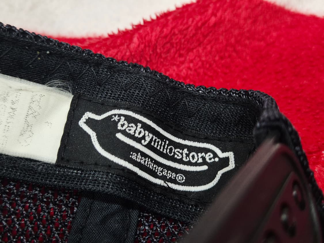 BAPE 베이프 베이비마일로 해골 매쉬캡 트러커햇 모자 상품이미지4