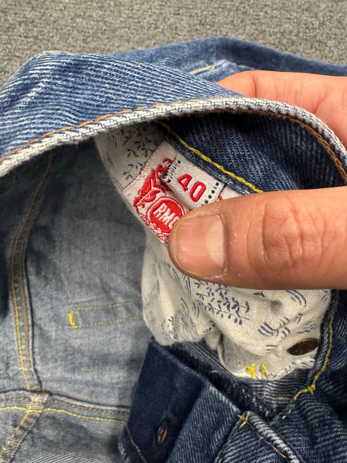 40)R.M.C 빈티지 포켓 자수 Y2K 올드스쿨 힙합팬츠 상품이미지4