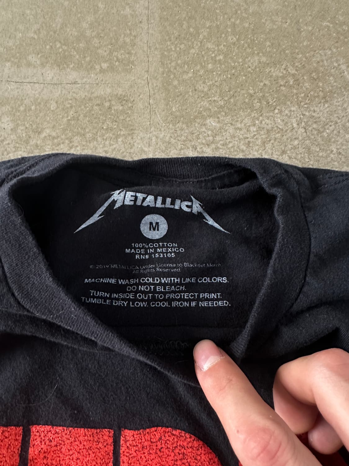 Metallica 프린팅 반팔 티셔츠 2019  상품이미지3