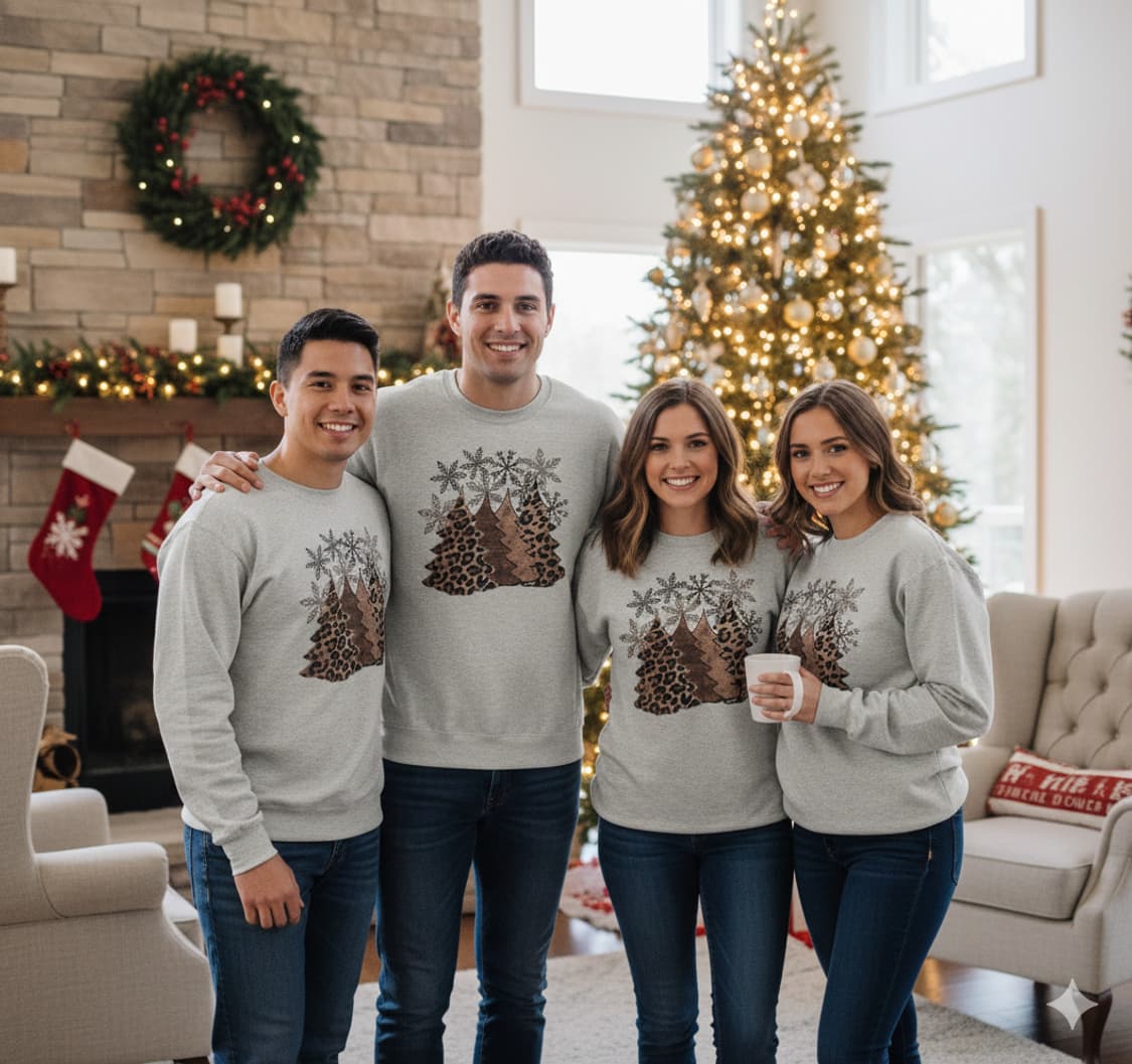 헤인즈 에코스마트 크리스마스 맨투맨 L 상품이미지1