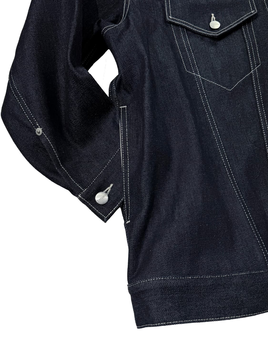 그라프페이퍼 셀비지 데님 트러커 자켓 인디고 리지드 상품이미지4