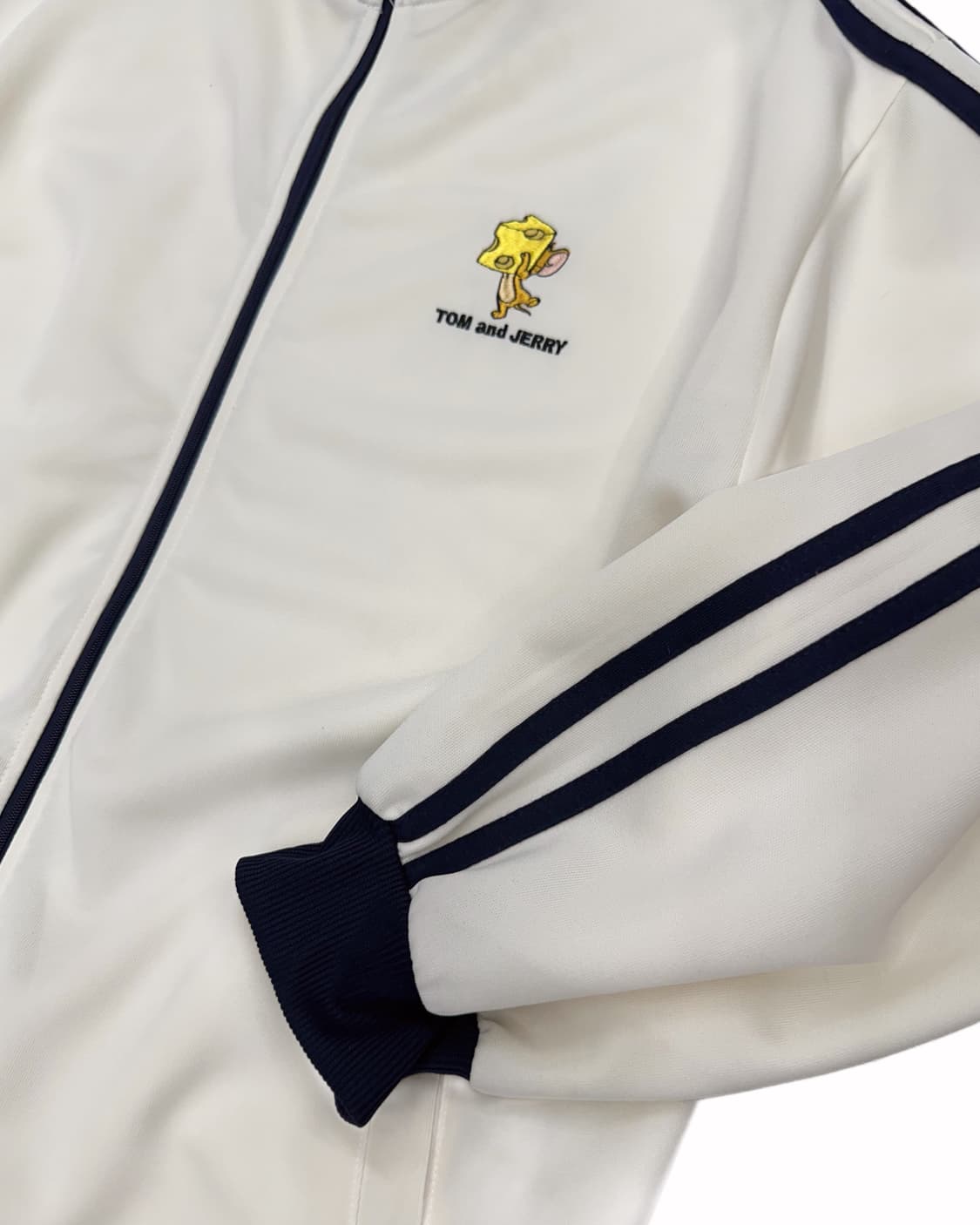 TOM AND JERRY embroidery cream jersey 상품이미지3