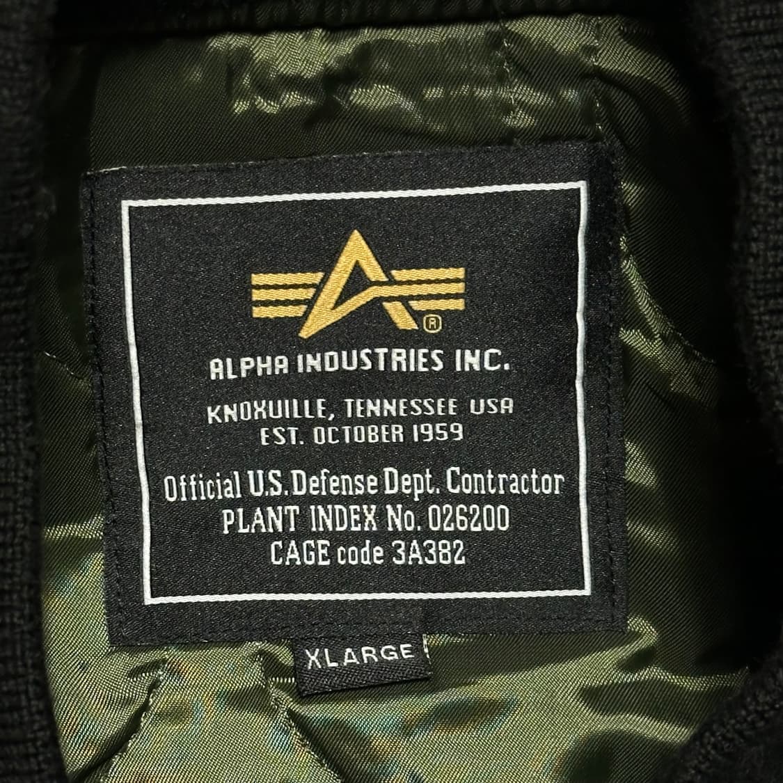 XL 알파인더스트리 Ma-1 레더 블루종 상품이미지4