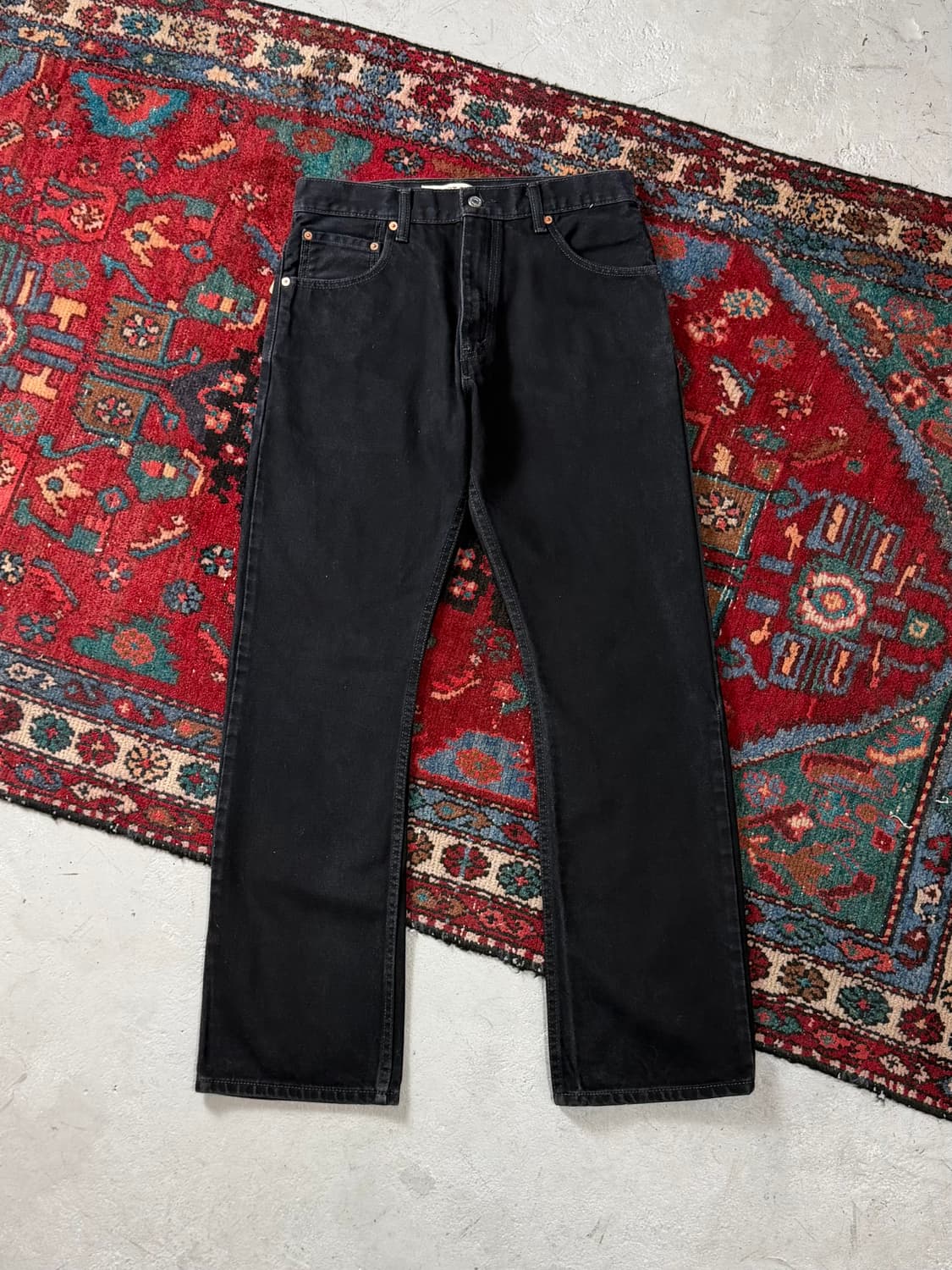 00's 빈티지 리바이스 517 블랙 부츠컷 리바이스 플레어진 상품이미지1