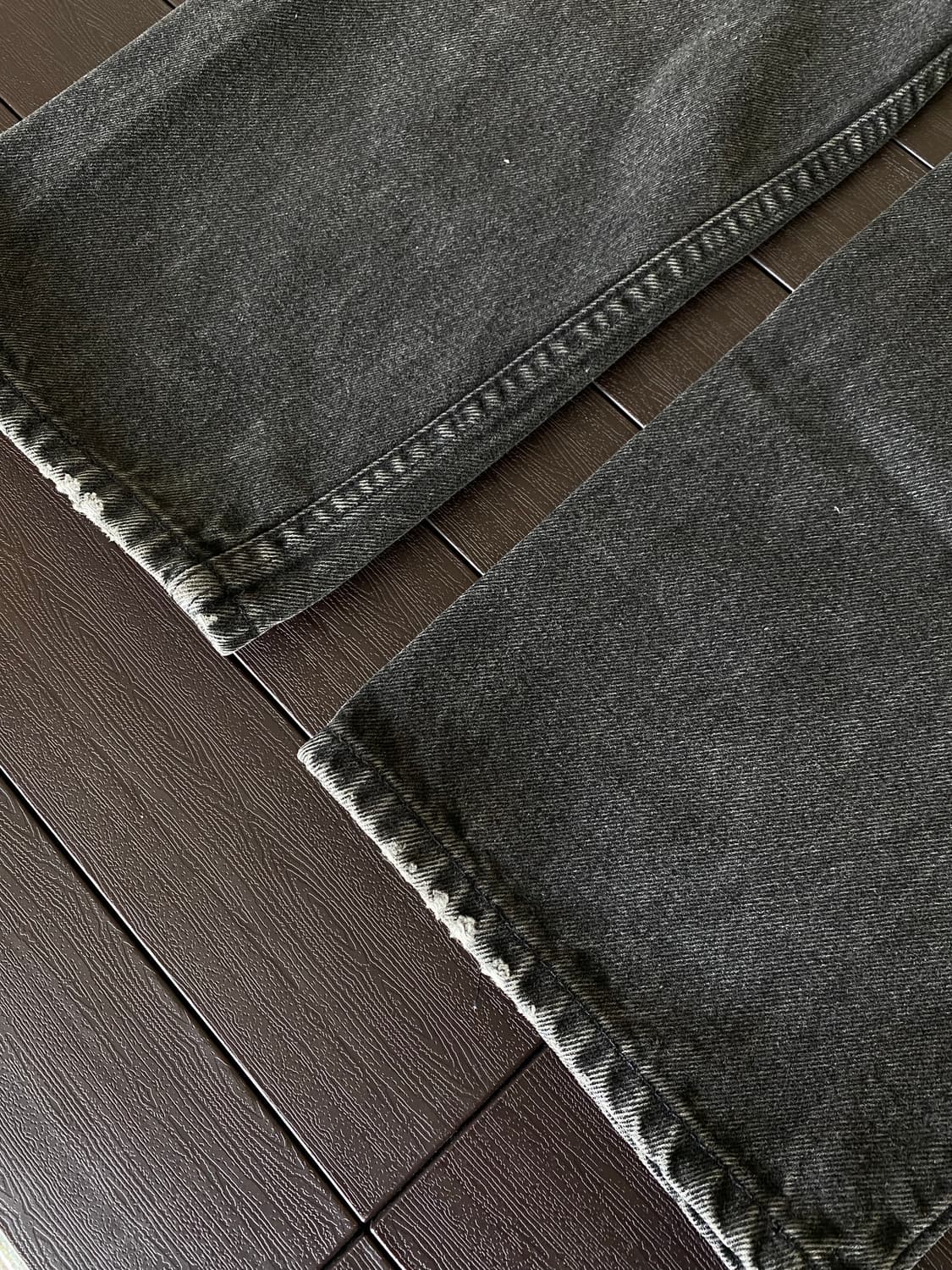 (38x32) 90s 리바이스 505 오렌지탭 흑청 블랙 상품이미지6