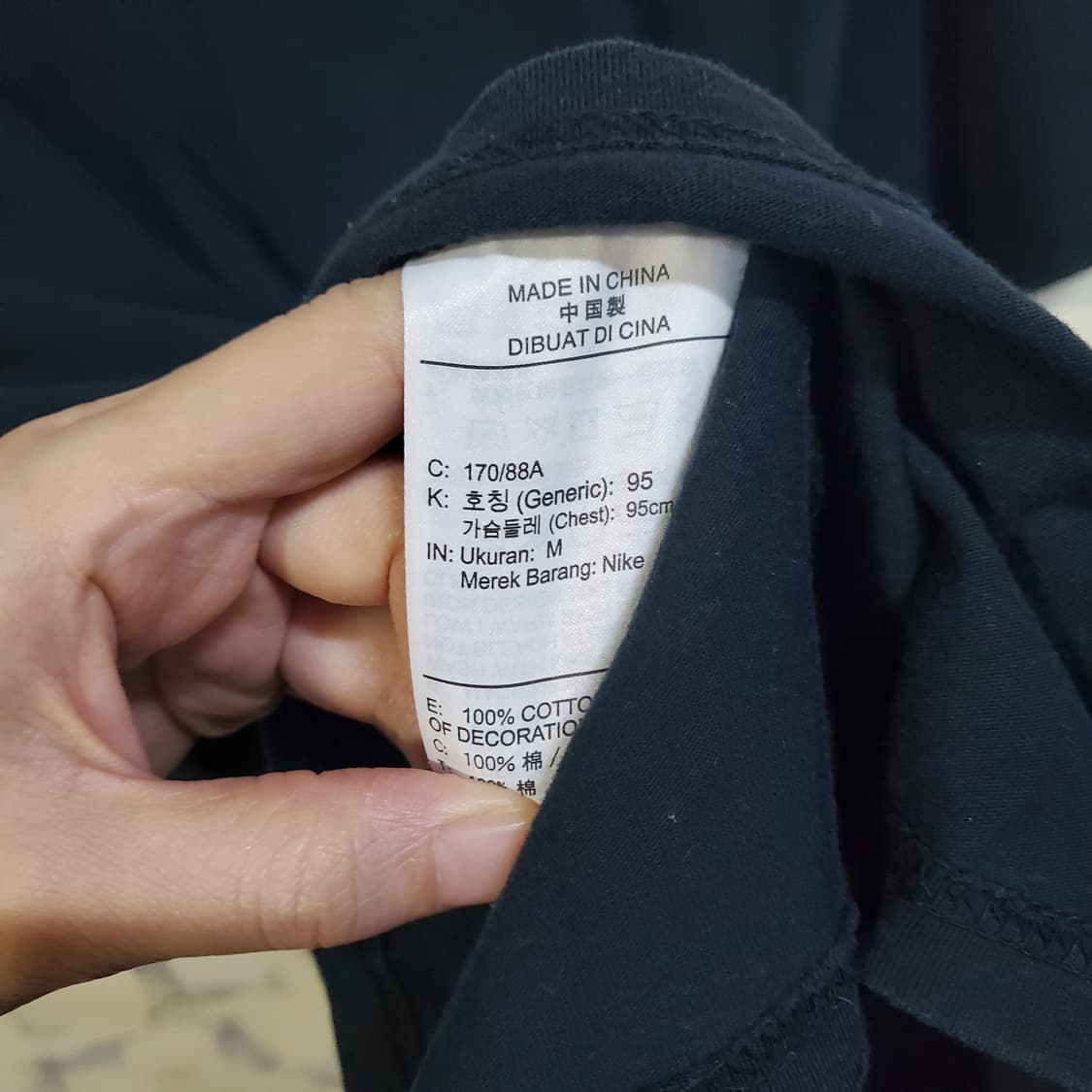 나이키sb 빽프린팅 라운드 반팔티  상품이미지5
