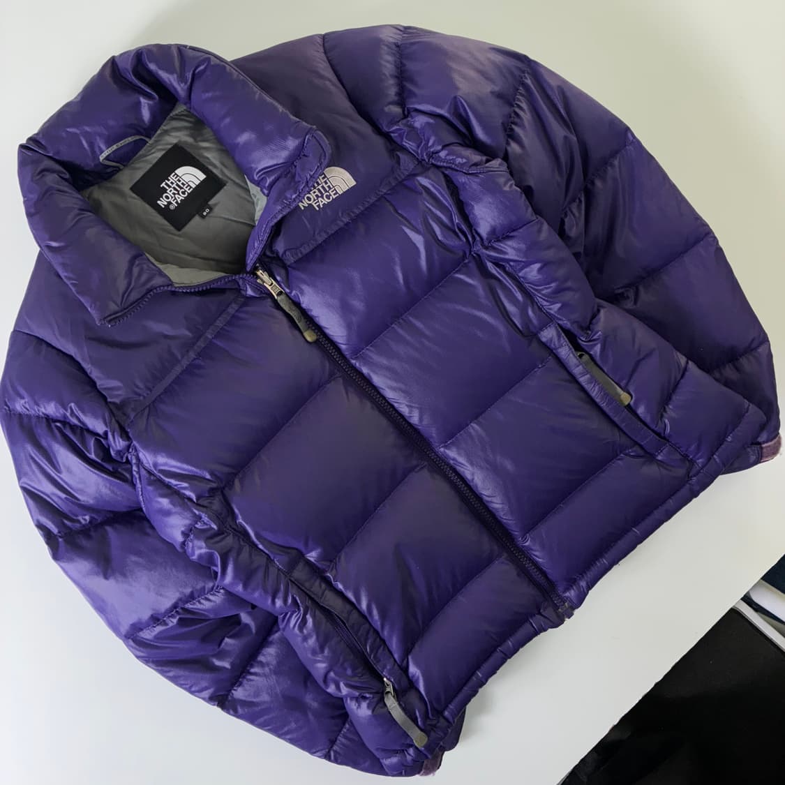The North Face 노스페이스 00‘s 퍼플 유광 구스다운 패딩 상품이미지3