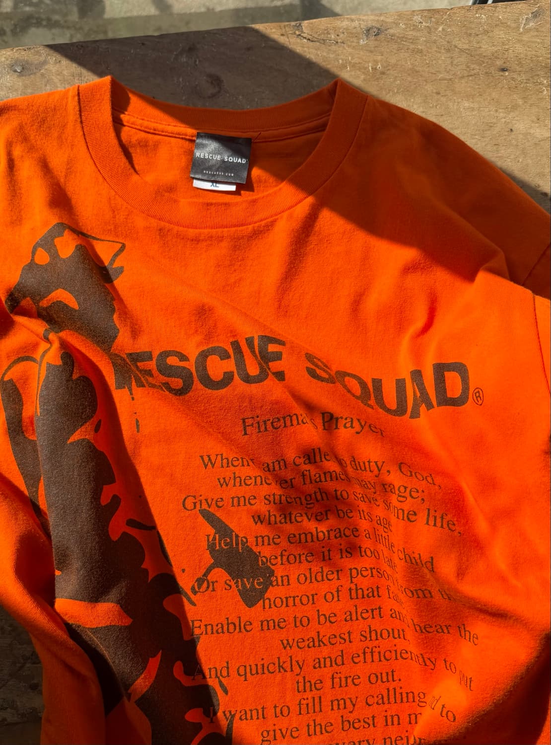 RESCUE SQUAD fireman 소방관티셔츠 상품이미지6