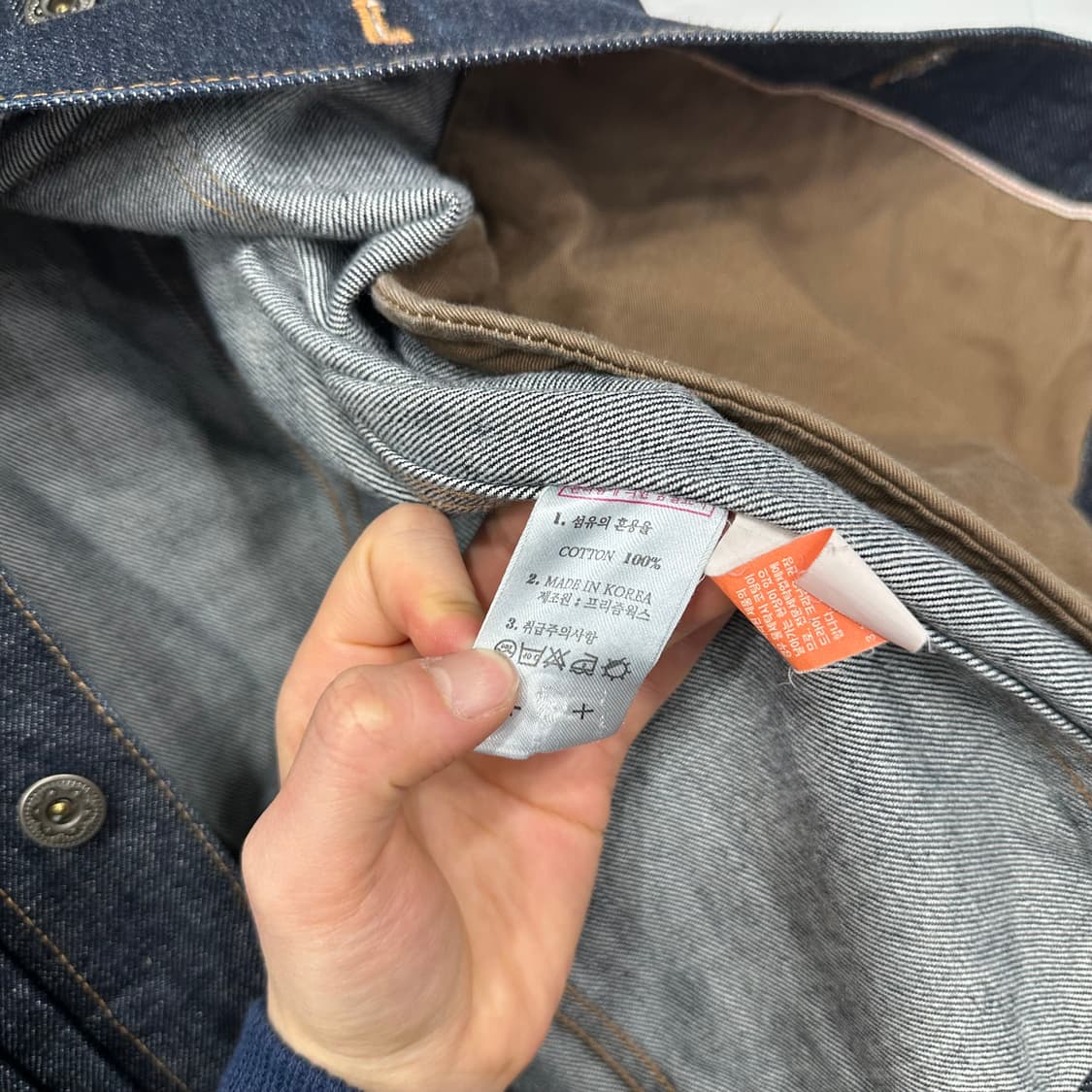 프리즘웍스 데님 트러커 자켓 상품이미지5