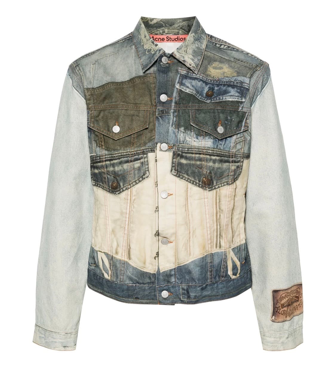 [Acne Studios]아크네 트롱프뢰유 프린트 데님 재킷 48 상품이미지8