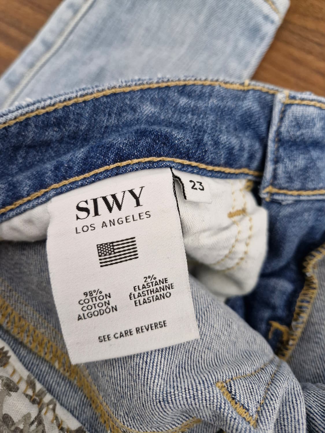 [23] SIWY 씨위 페인트 스플래터 스키니 데님 상품이미지5