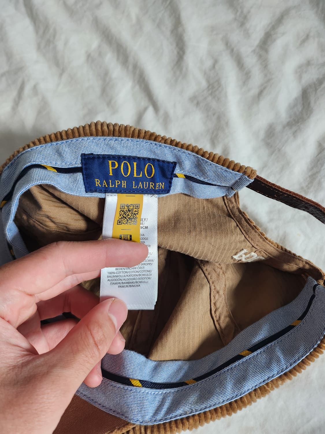 폴로 코듀로이 모자 상품이미지2