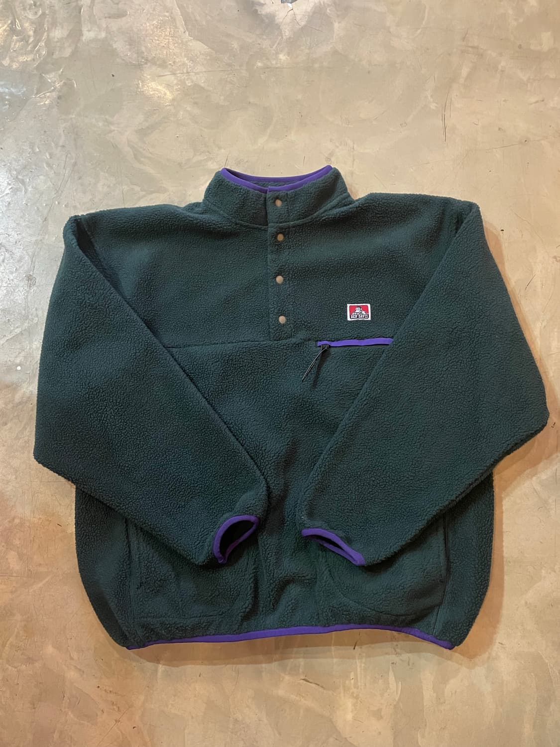 벤 데이비스 반집업 플리스 XL  상품이미지4