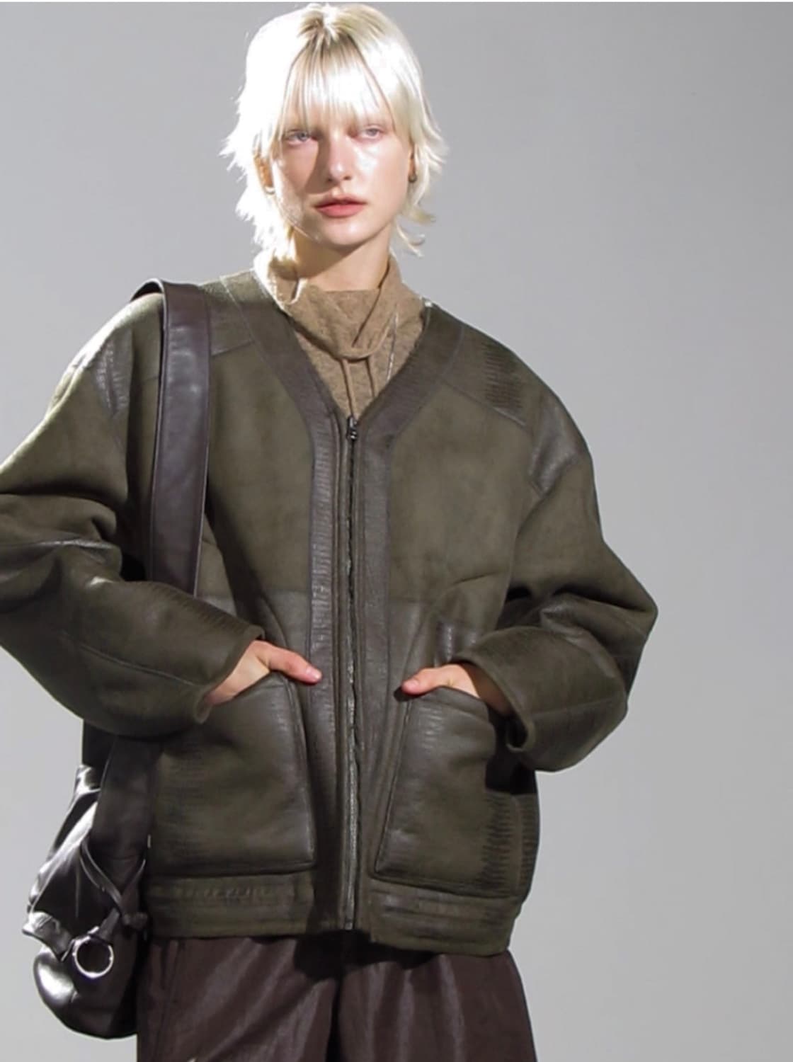 더일마 양면 자켓 / Giotto Vegan Shearling Rever 상품이미지6