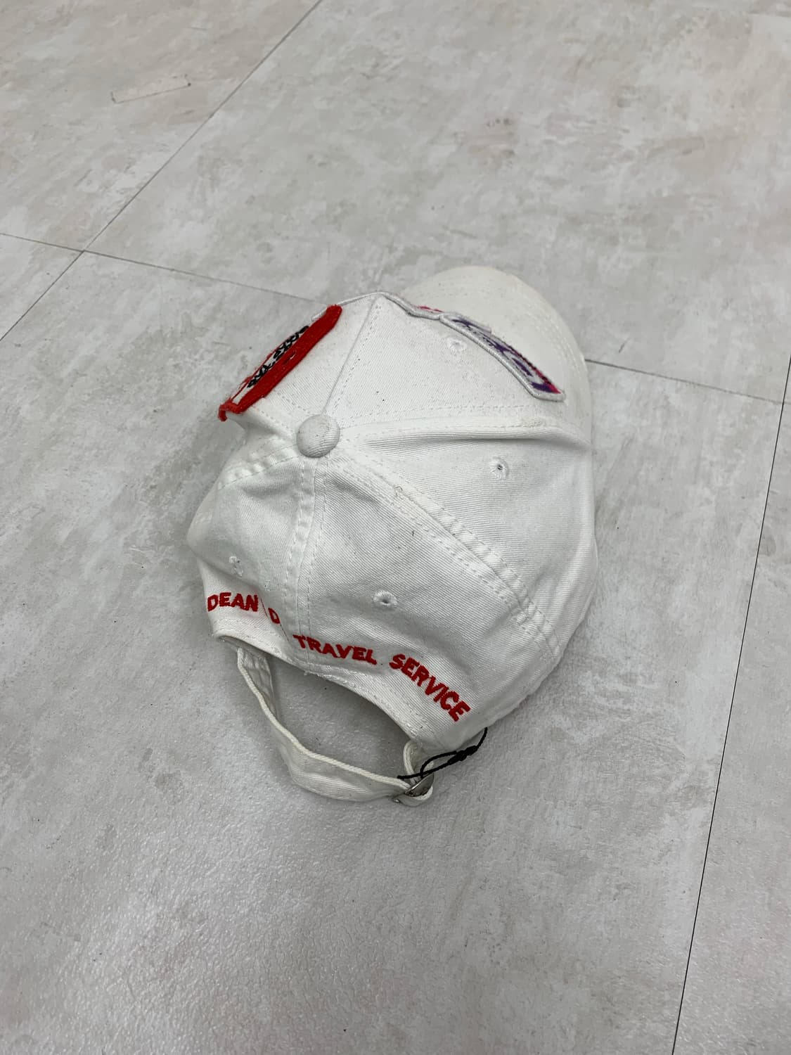 Dsquared2 화이트 스티치 캡 상품이미지3