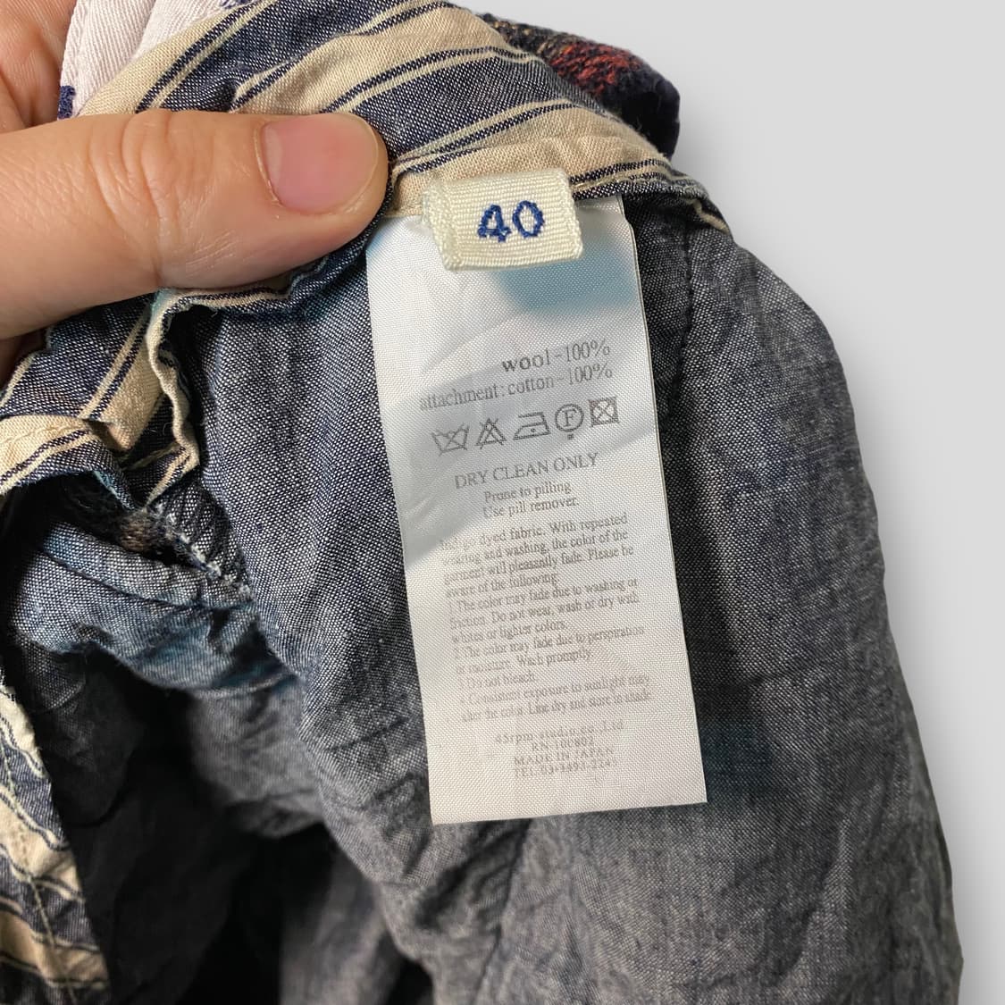 (40)45rpm 울 팬츠 상품이미지6