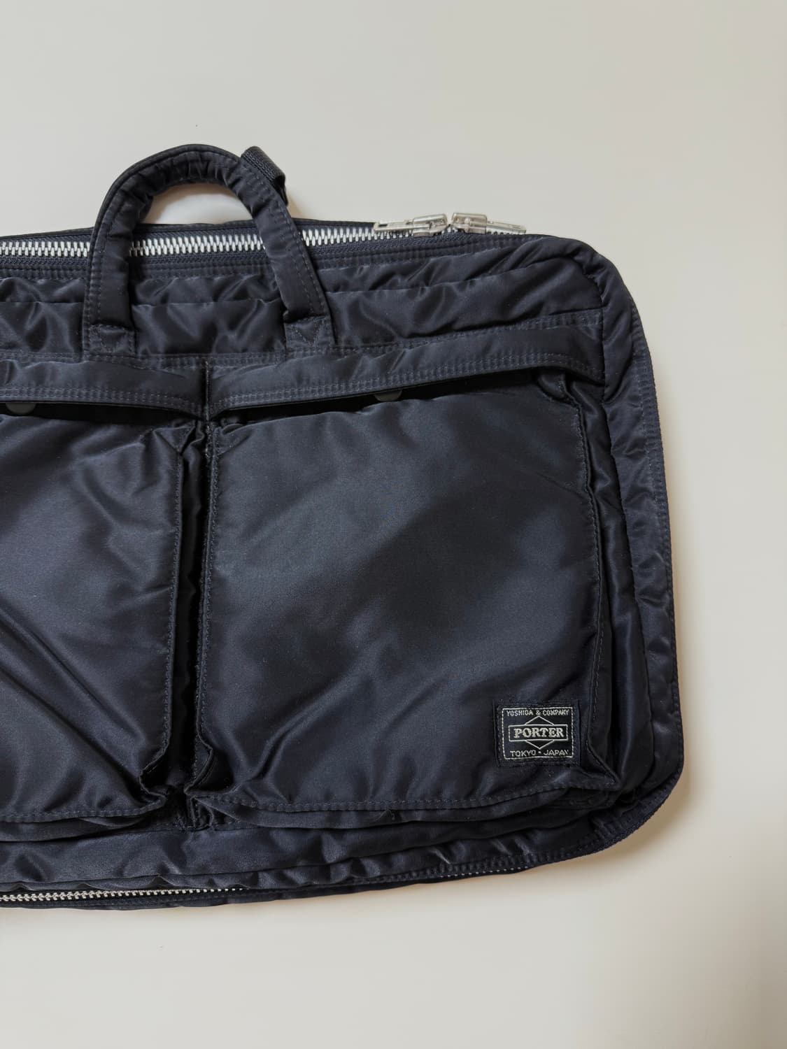 (미품) PORTER 포터 탱커 3way 브리프케이스 블랙 백팩 상품이미지3