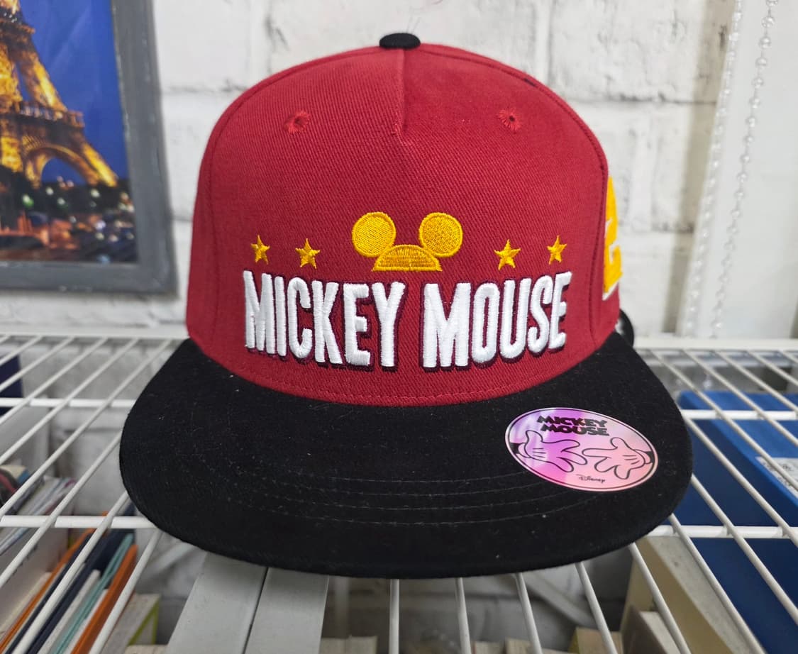 디즈니 미키마우스 스냅백 모자 레드/블랙 (58프리) KH27 상품이미지2