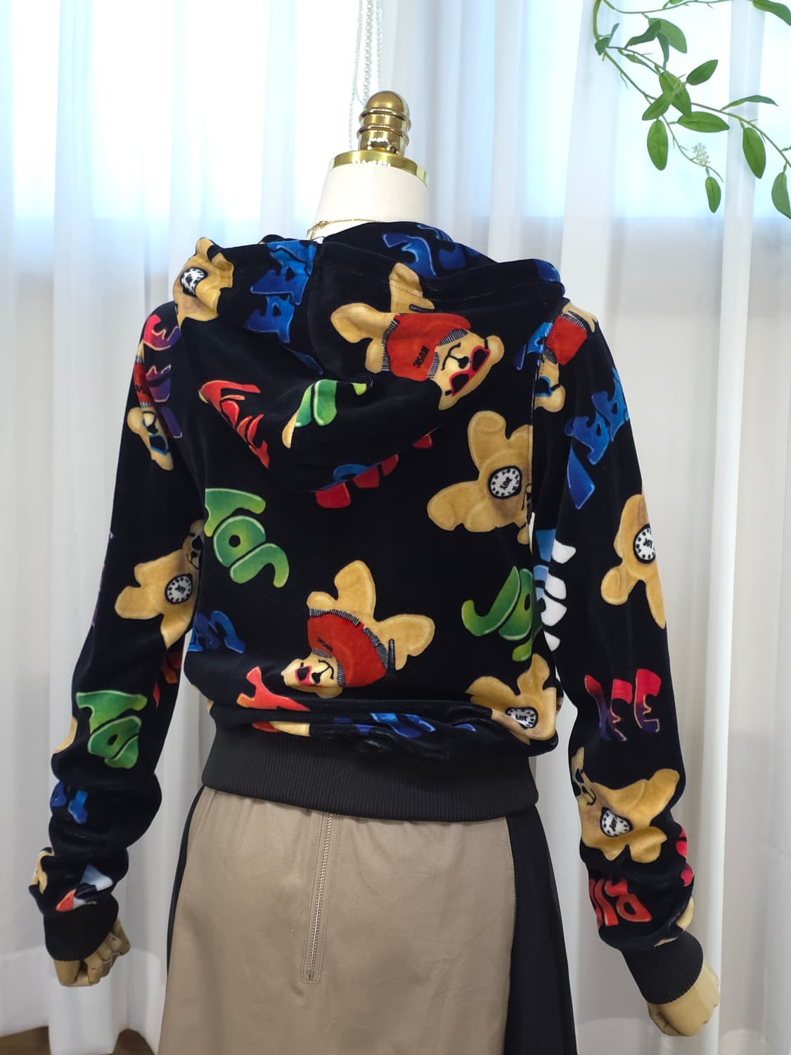 조이리치 벨벗 후드집업 상품이미지4