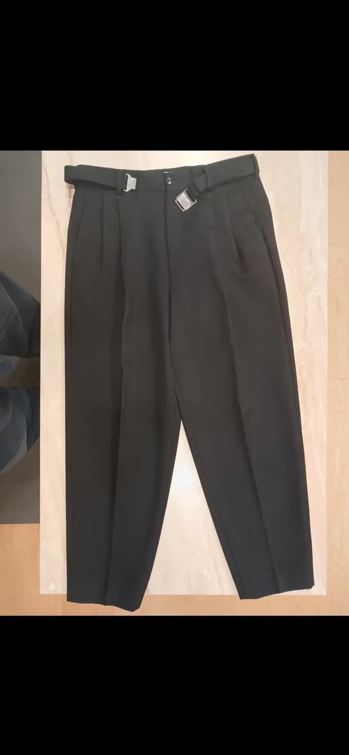 YSL rive gauche WIDE DRAPES WOOL TROUSER 상품이미지3