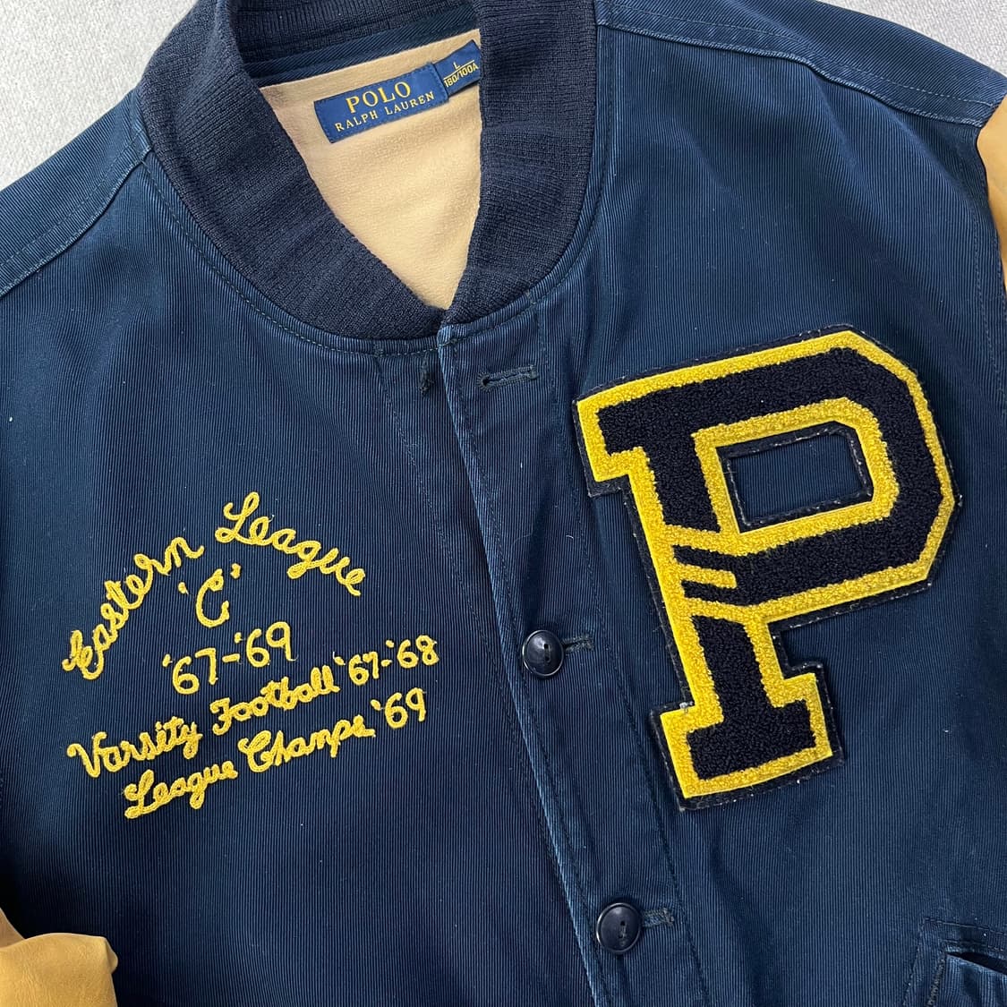 100 폴로 랄프로렌 데이비슨 풋볼 바시티 자켓 상품이미지3
