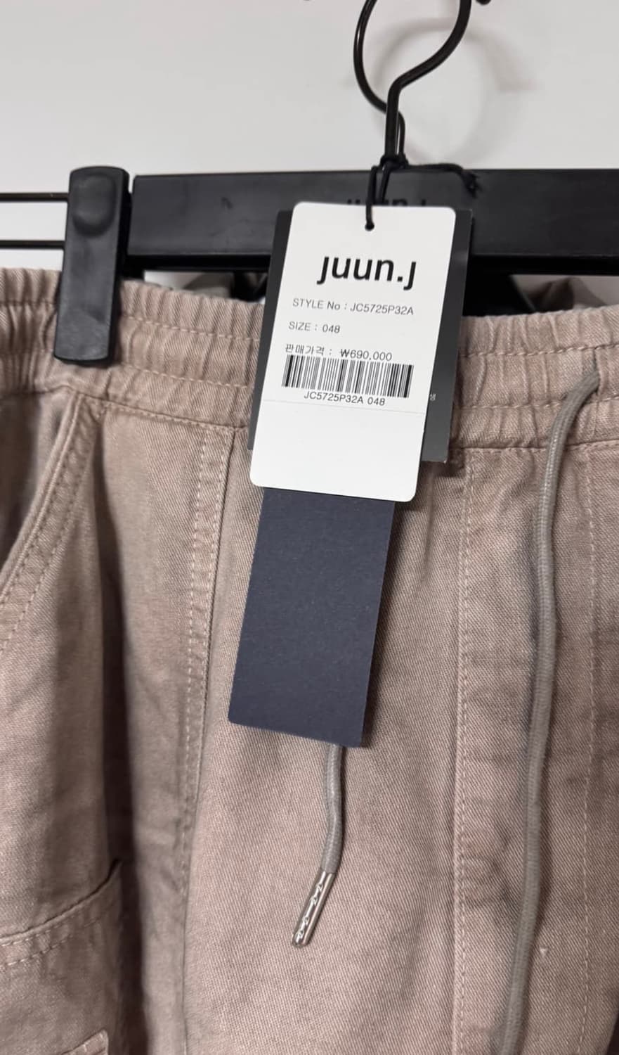 준지 25ss 데님 페인티드 버뮤다 팬츠 48 상품이미지4