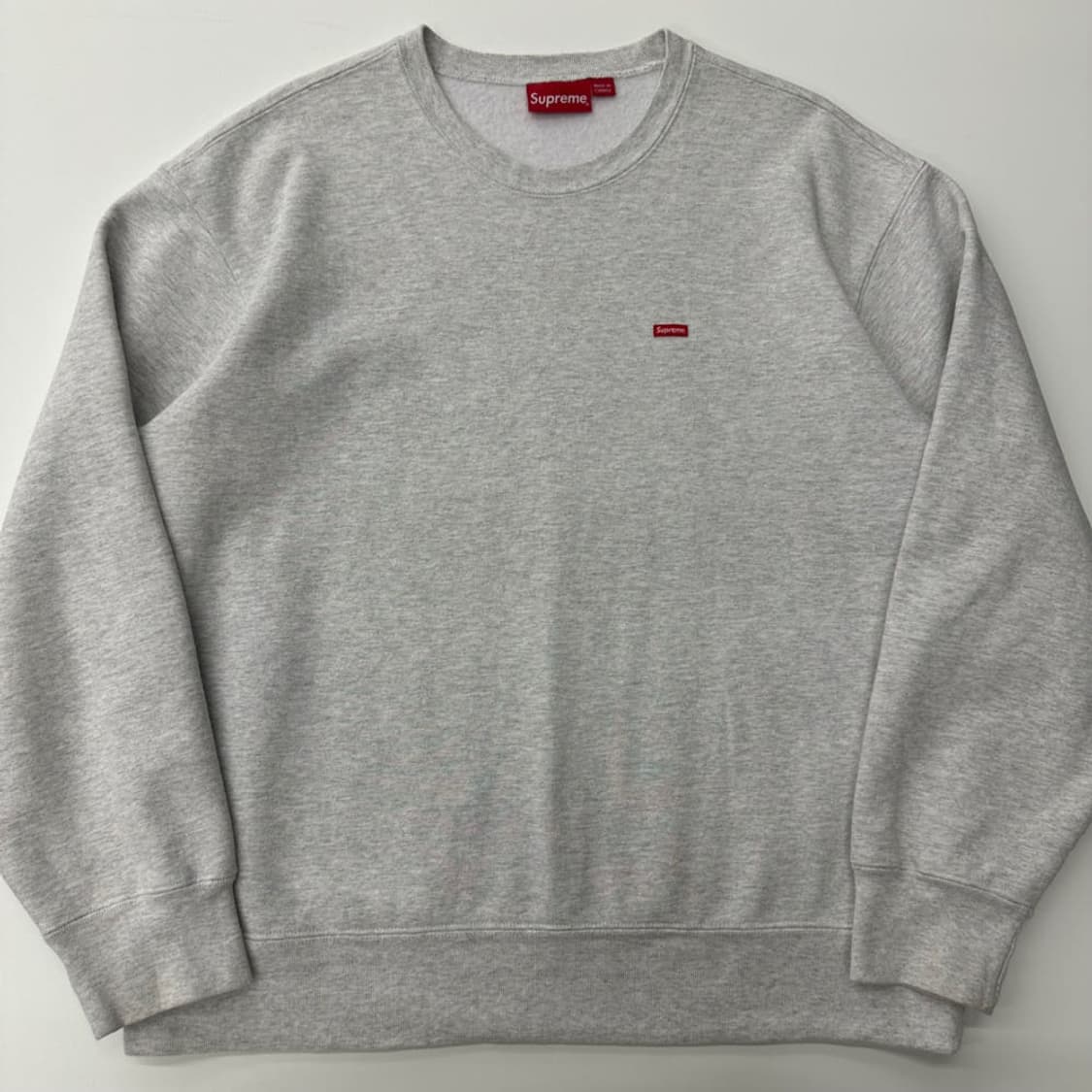 SUPREME 슈프림 스몰 박스 로고 헤더 그레이 크루넥 맨투맨 상품이미지2