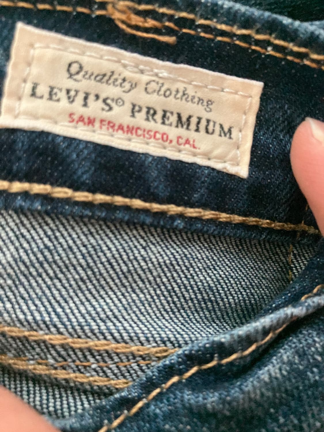 리바이스 505 W34 L32 가죽탭 상품이미지3