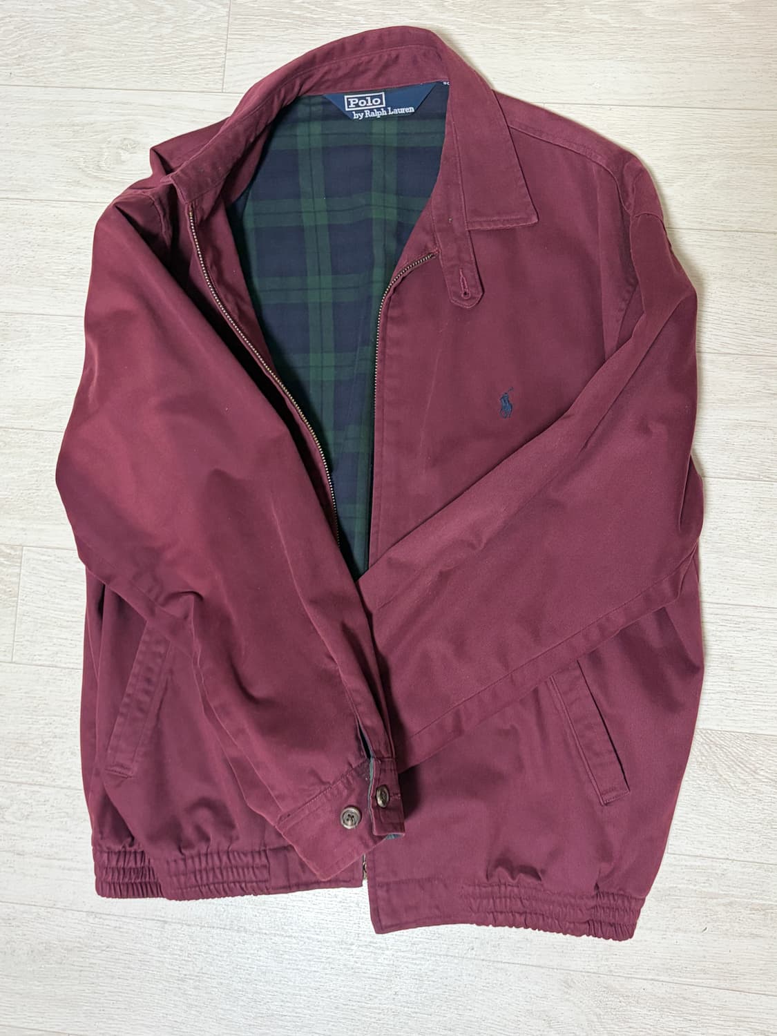 폴로랄프로렌 버건디 자켓 상품이미지3
