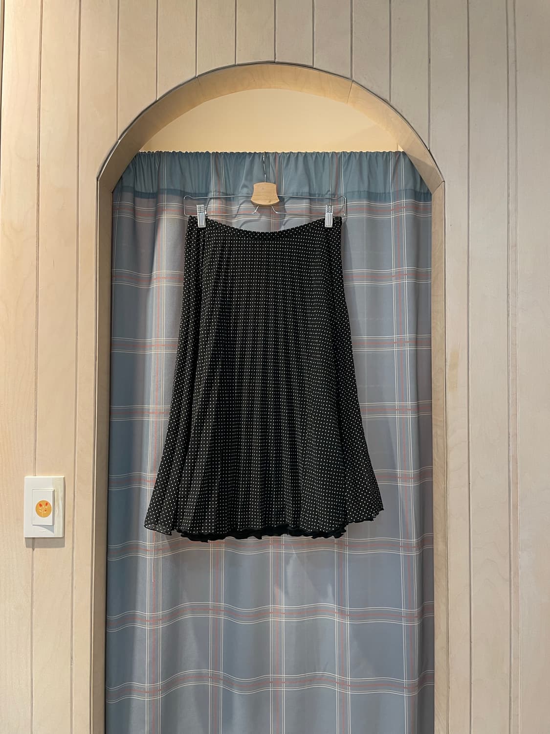 일본빈티지 밑단 레이어스커트 상품이미지1