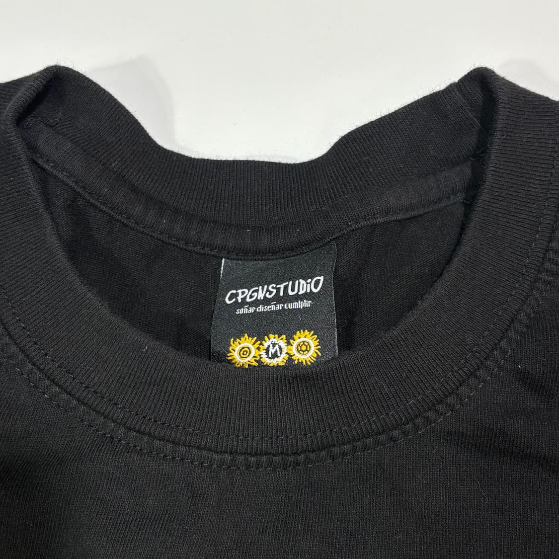 빈티지 익스트림모먼트 블랙 로고 반팔티 상품이미지3