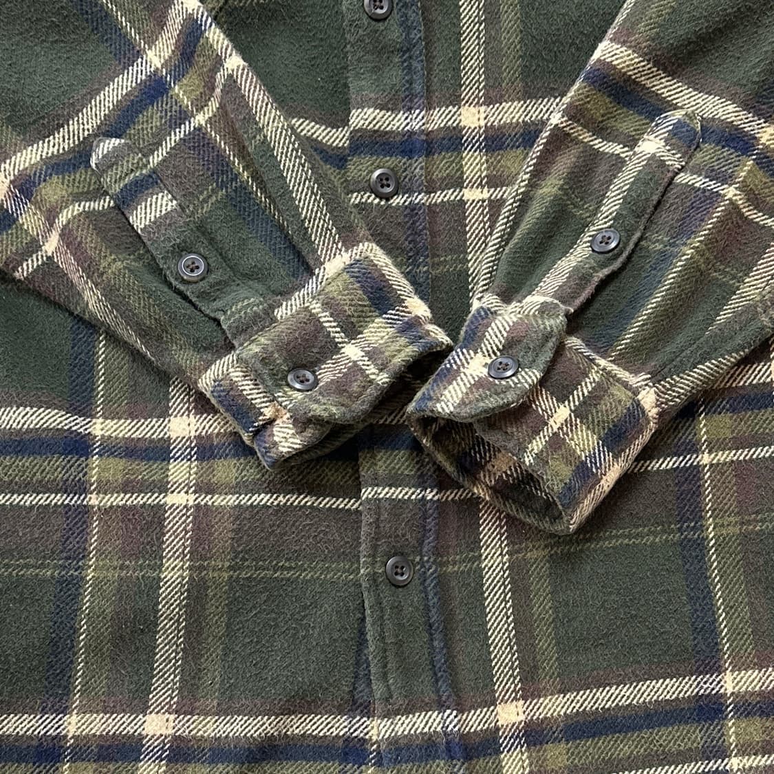 오르비스 체크 플란넬 셔츠 자켓 L 상품이미지4