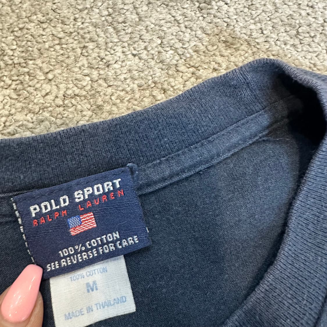 폴로 폴로스포츠 시그니처 성조기 스펠로고 네이비M 상품이미지3