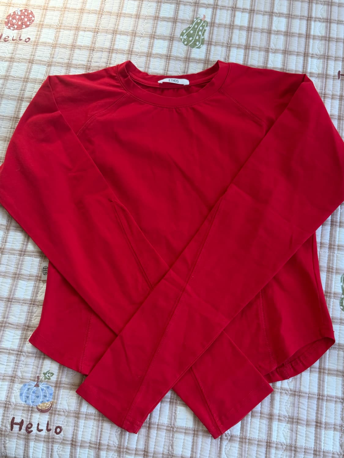 에토스 레드 티셔츠 상품이미지4