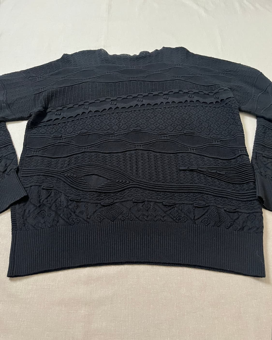 설밤 패턴 자가드 니트 sulvam 상품이미지7