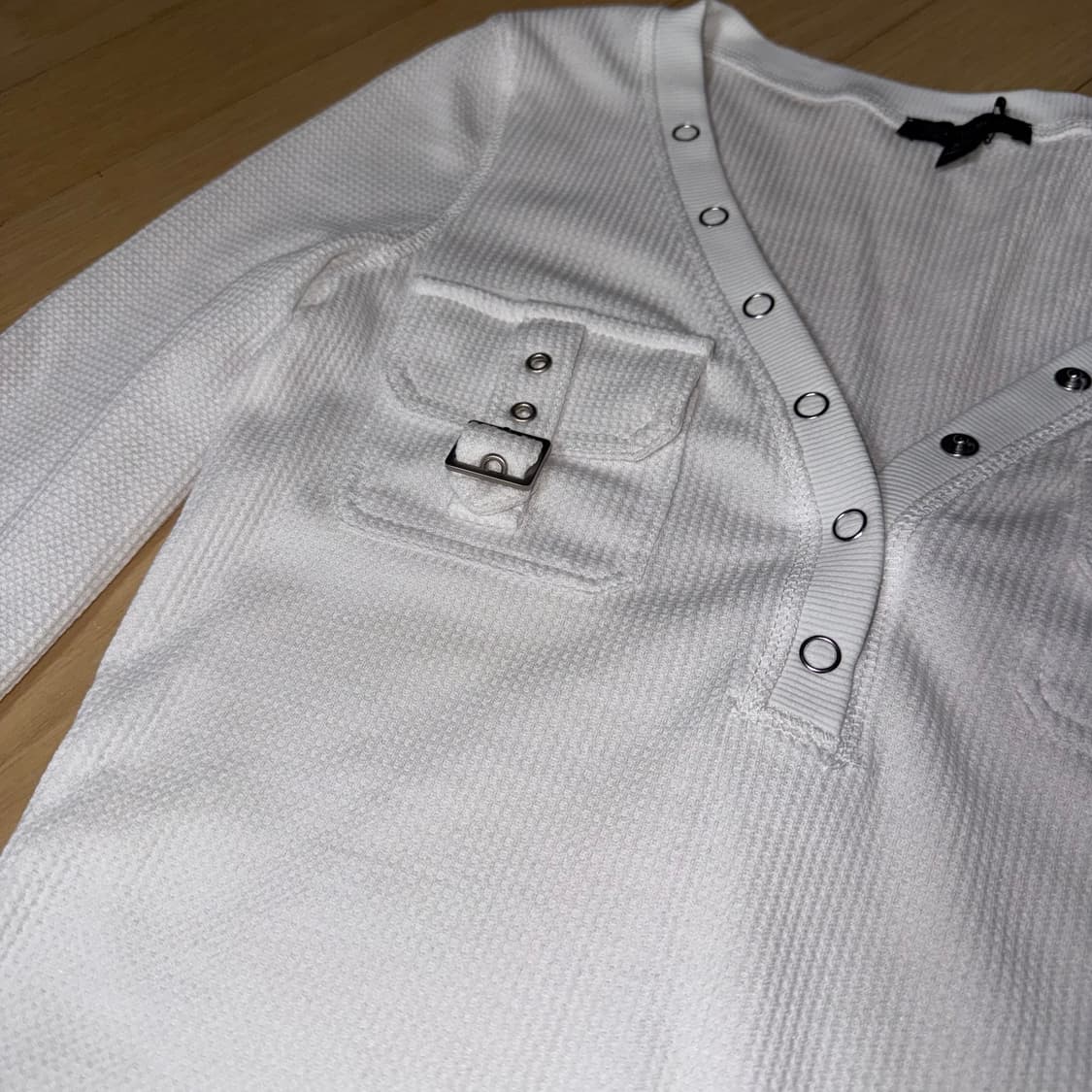 generation kiss 화이트 롱슬리브탑 xs 상품이미지4