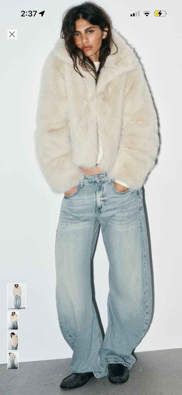 자라 숏 퍼코트 5320/725/721 상품이미지1