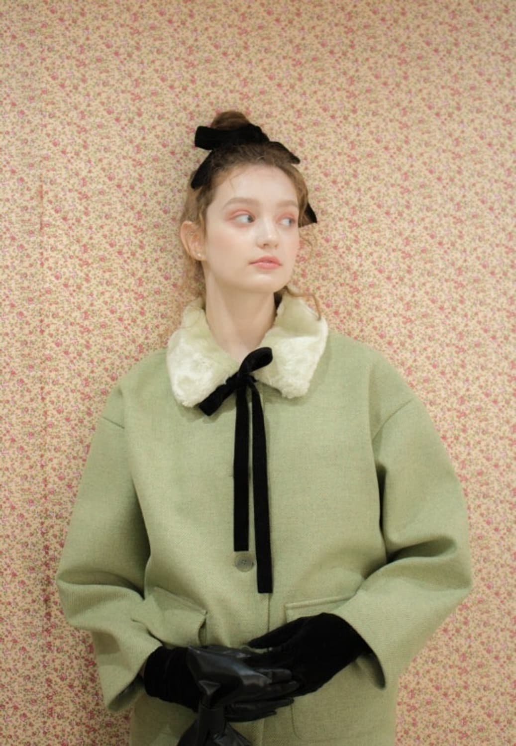 Sinoon 시눈 그린 퍼자켓  상품이미지2